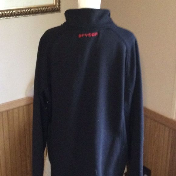 NWOT Mens Spyder Black and Red sweater  size X-large - Picture 6 of 7